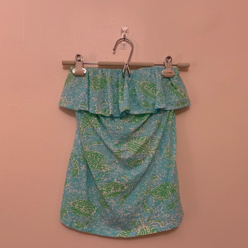 Lilly Pulitzer Wiley tube top in Get Crackin Crab